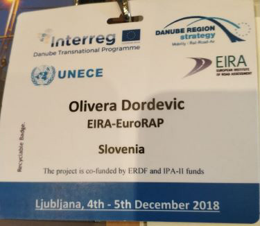 Project RADAR update at the ‘Danube Region Transport Days 2018’ Conference (Slovenia)