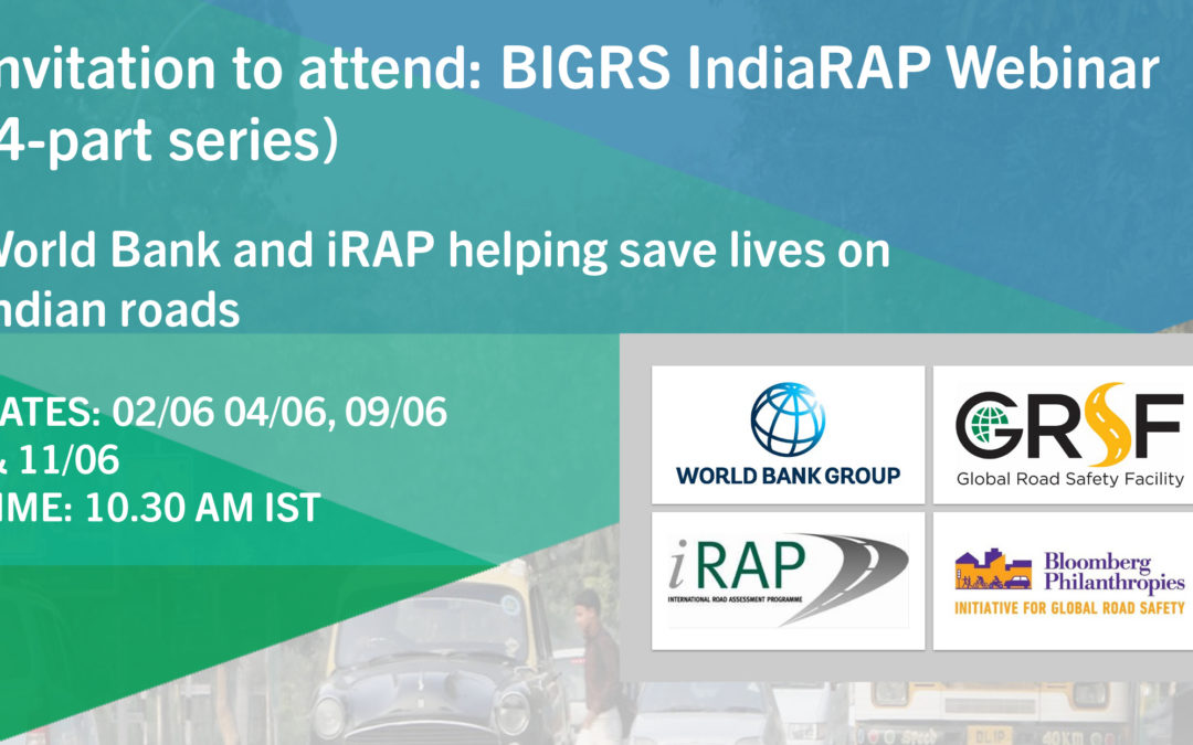 Invitation to attend: BIGRS IndiaRAP webinar series (June 2020)