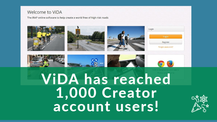 iRAP’s ViDA software has reached more than 1,000 Creator account users