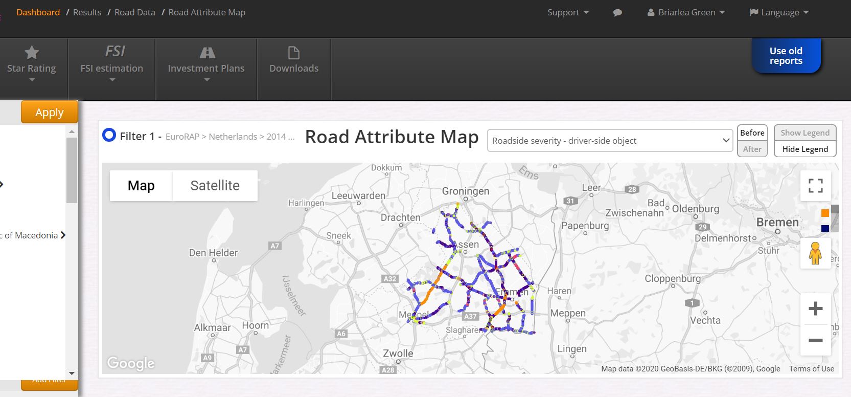 Ares map. Risk Mapping IRAP.