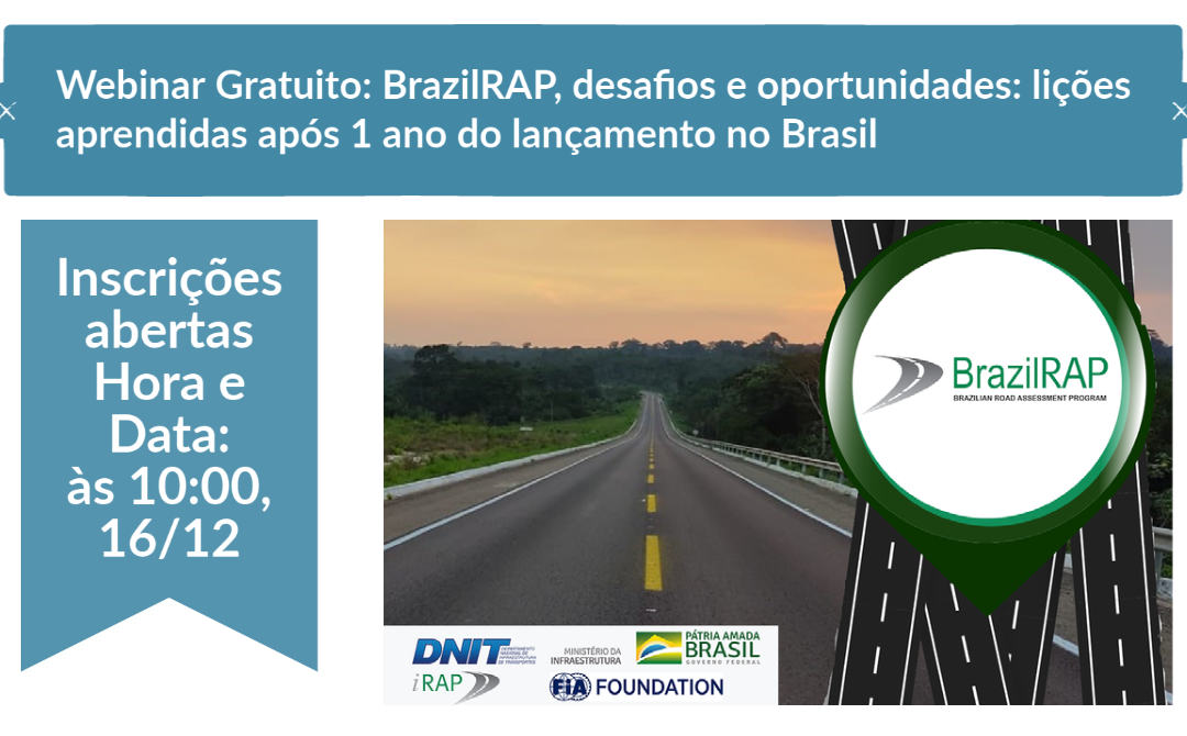 Inscrições abertas – BrazilRAP, desafios e oportunidades: lições aprendidas após 1 ano do lançamento no Brasil