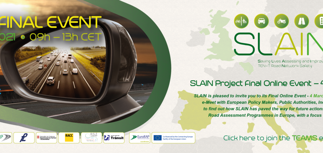 Join the EC CEF SLAIN Project Final Event – March 2021