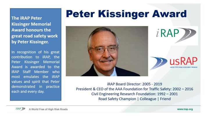 2021 Peter Kissinger Award recipients announced