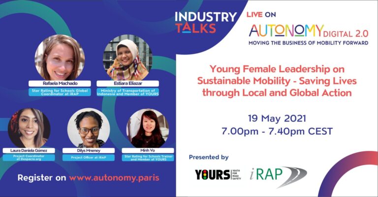 iRAP and YOURS proudly co-hosted a ‘Young Female Leadership on Sustainable Mobility’ Industry talk – Autonomy Digital 2.0!