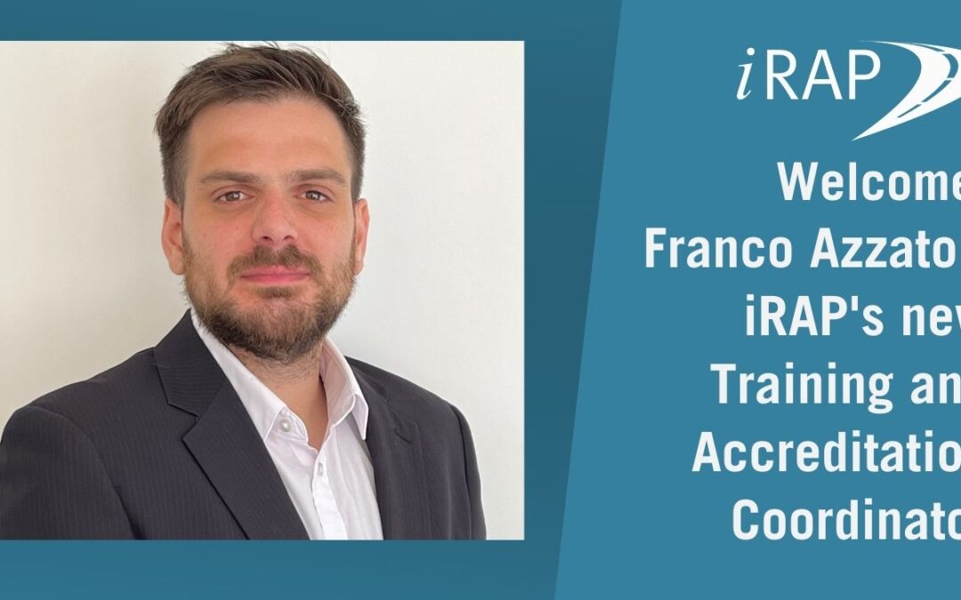 Welcome to the team Franco Azzato – iRAP’s new Training and Accreditation Coordinator