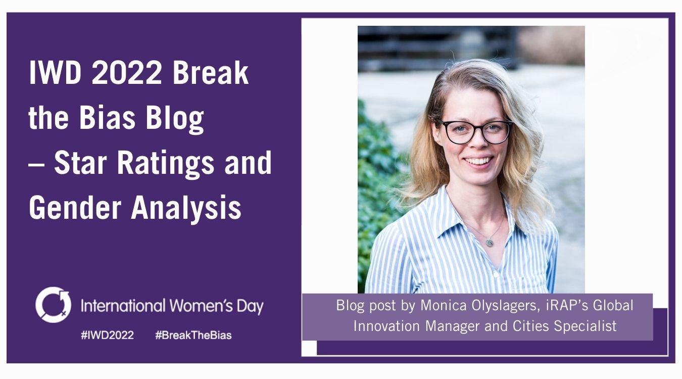 IWD 2022 Break the Bias Blog - Star Ratings and Gender Analysis - iRAP