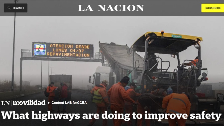 La Nacion reports what Argentine highways are doing to improve safety