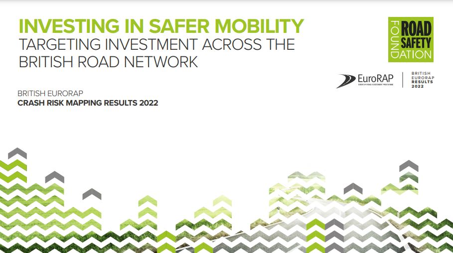 UK’s Crash Risk Mapping Annual Results 2022 released – Now is the time to invest in safer mobility for all road users