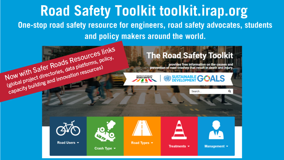 Global Safer Roads Resources shared: Connecting Project directories, data platforms, policies, innovation and capacity building for benefit of all