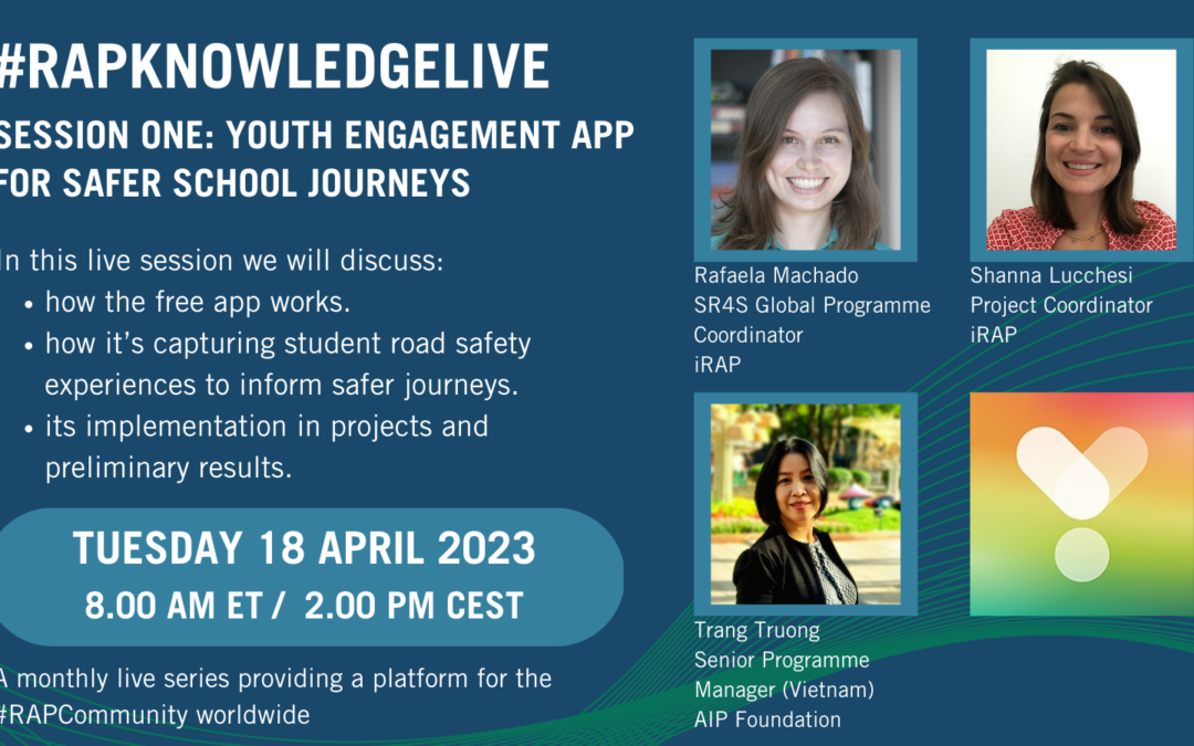 Missed our first #RAPKnowledgeLive session? Watch the recording on the Youth Engagement App for safer school journeys here!