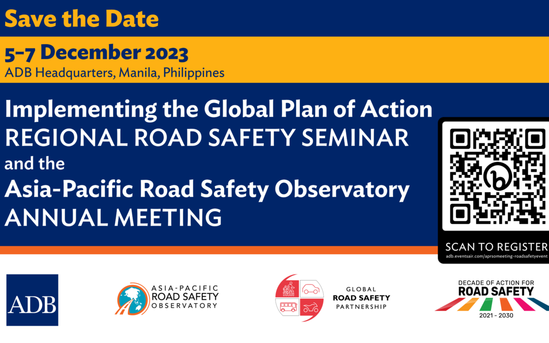 You’re invited: Asia Pacific Road Safety Seminar