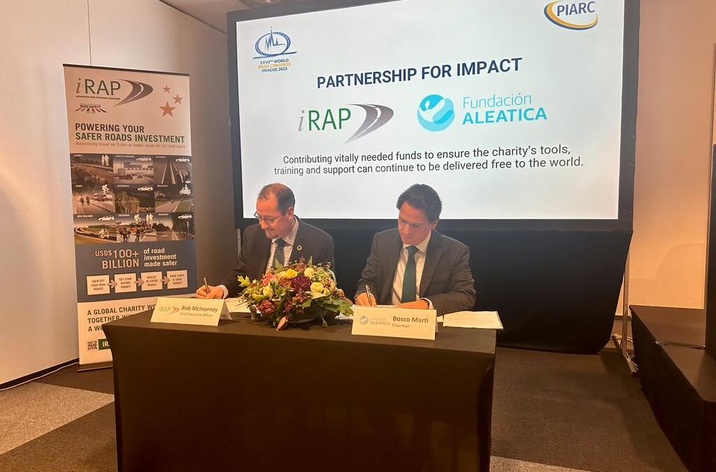 Aleatica Foundation announces donor support of iRAP  to improve safety of high-risk roads