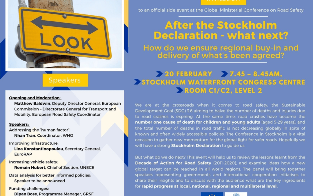 EuroRAP presents at “After the Stockholm Declaration – What Next?