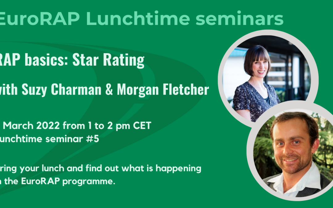 Learn about Star Rating at EuroRAP Lunchtime seminar #5