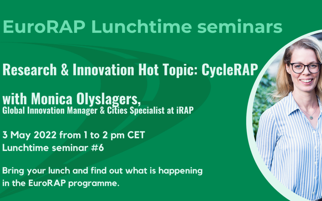 EuroRAP Lunchtime seminar #6 will feature CycleRAP