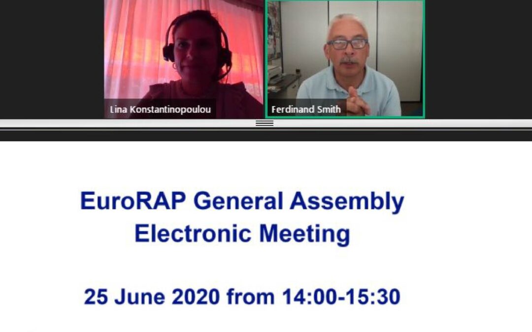 EuroRAP General Assembly was held on 25 June as an electronic meeting