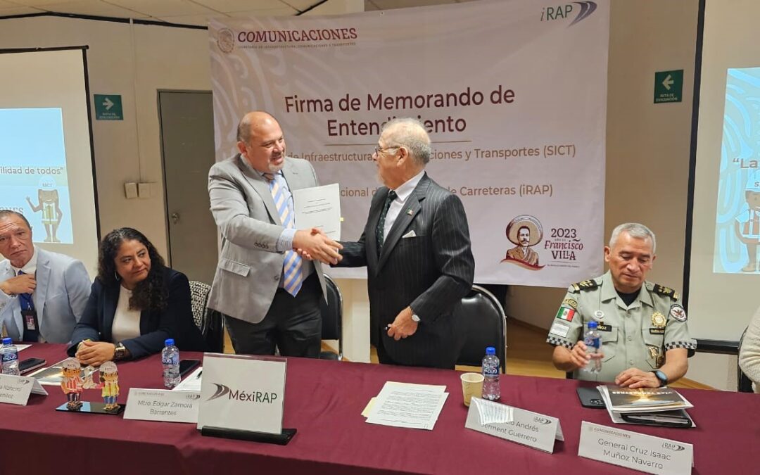 SICT and iRAP sign MOU for safer roads in Mexico
