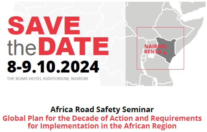 Save the date: Africa Regional Road Safety Seminar
