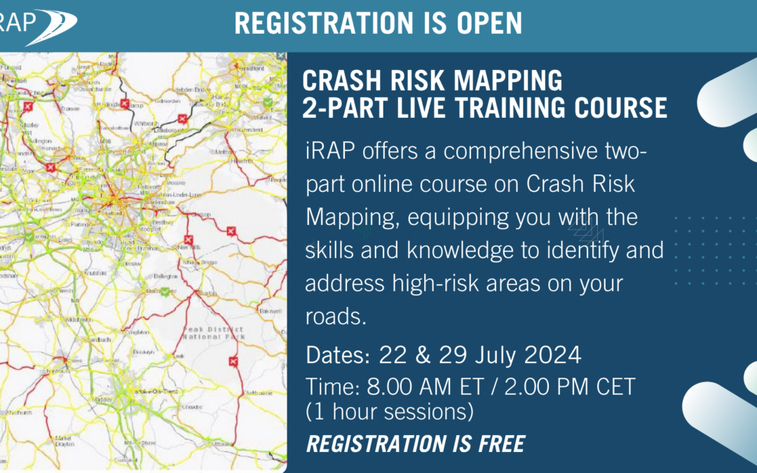 Introducing a 2-part online live course: Crash Risk Mapping (July 2024)