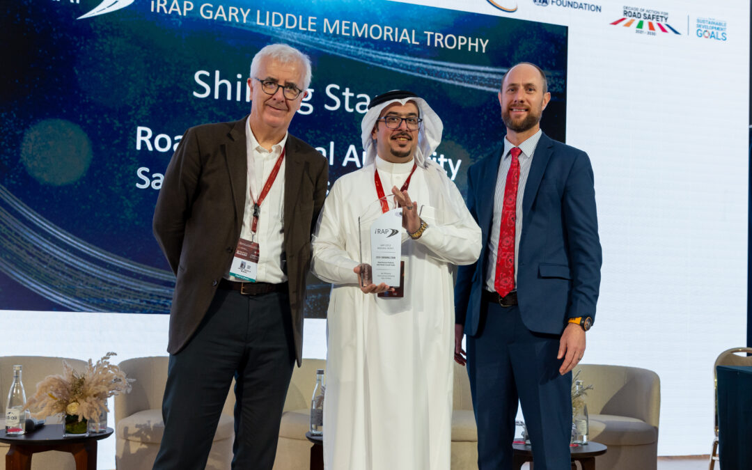 Saudi Arabia’s Roads General Authority recognised as a Shining Star in coveted international Gary Liddle Memorial Award Program