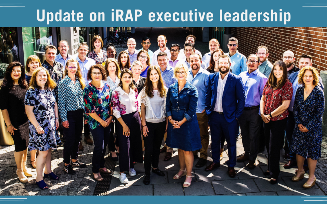 Update on iRAP executive leadership