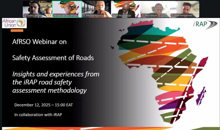 AfRSO Webinar Summary: Building Capacity for Road Safety Assessment in Africa