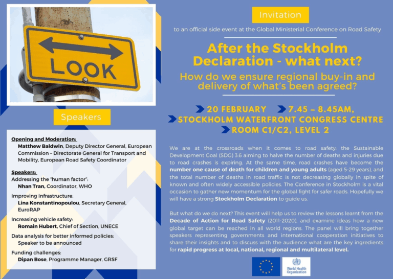 EuroRAP presents at “After the Stockholm Declaration – What Next?