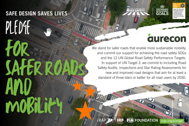 Aurecon: First in the world to make #SaferRoadsPledge