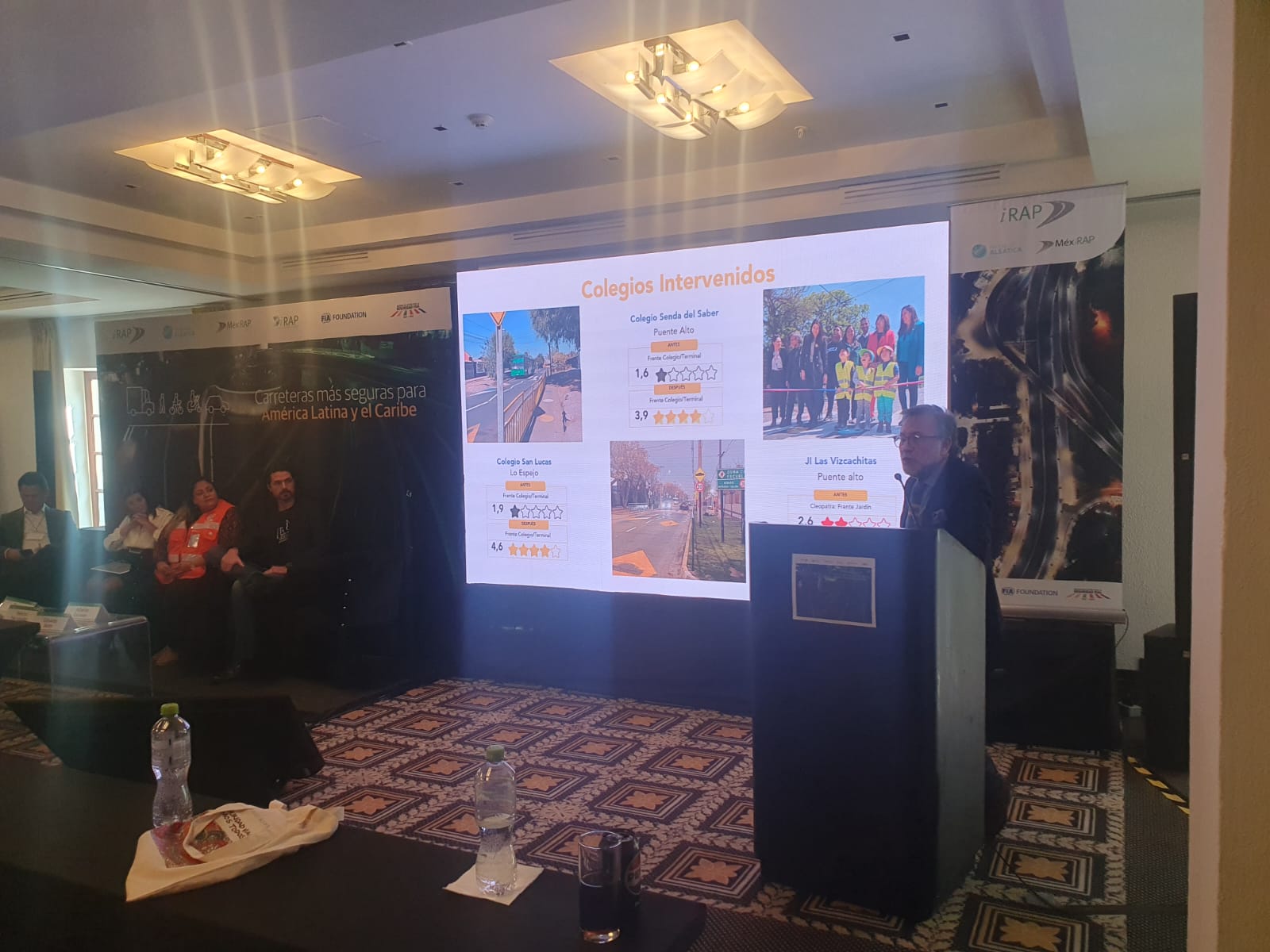 Automovil Club of Chile presenting the SR4S programme in the city of Santiago USD180K have been invested to implement countermeasures Image credit Julio (1)