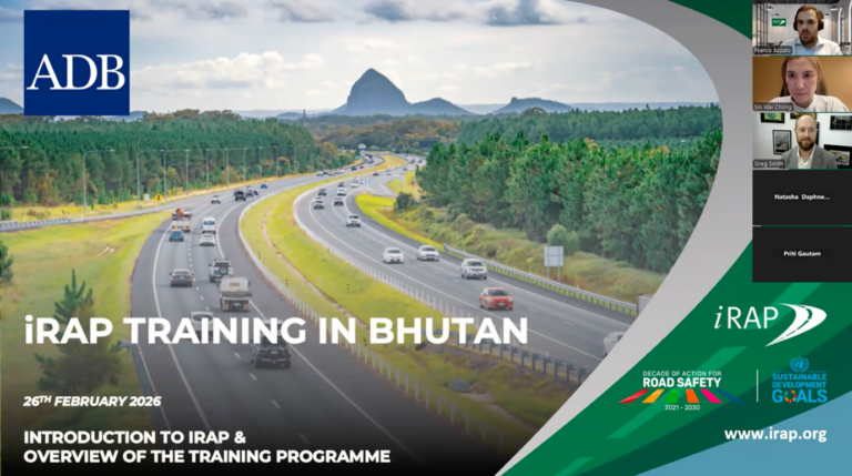 Bhutan Officials Begin iRAP Training