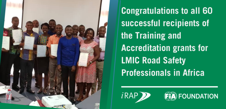 Congratulations to the 60 successful recipients for iRAP’s Training and Accreditation grants