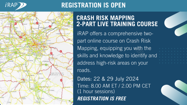 Introducing a 2-part online live course: Crash Risk Mapping (July 2024)