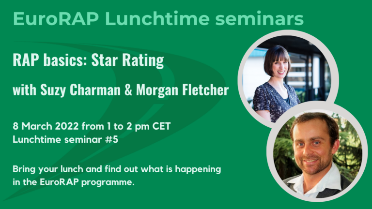 Learn about Star Rating at EuroRAP Lunchtime seminar #5