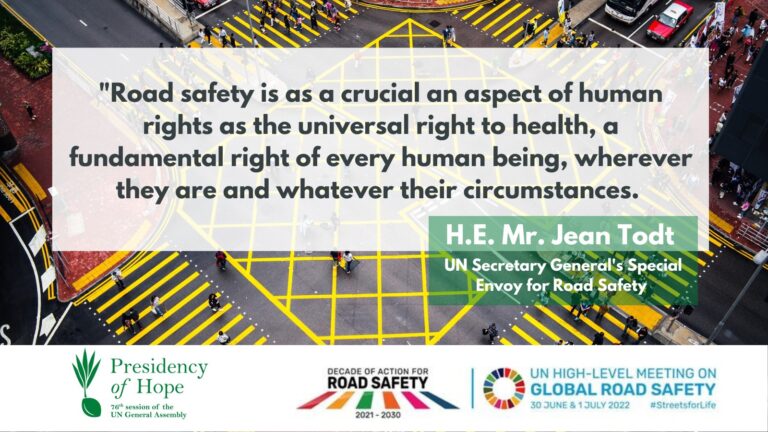 iRAP Statement on the Political Declaration of the High-level Meeting on Road Safety