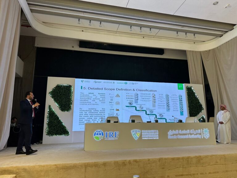 Leveraging iRAP to Enhance Road Safety around Schools and Mosques in Riyadh: A Conference Spotlight