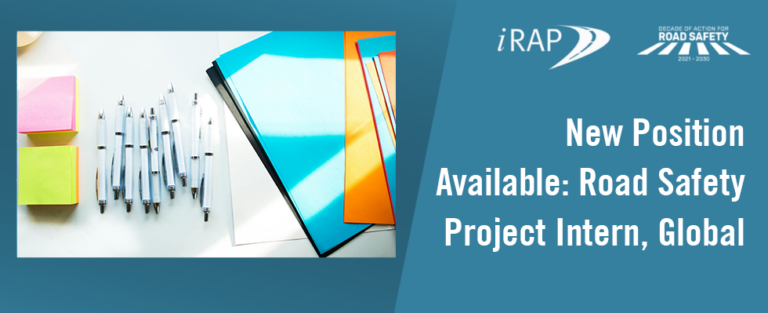 Opportunity alert! Road Safety Project Intern: Shaping a Safer Future, Globally