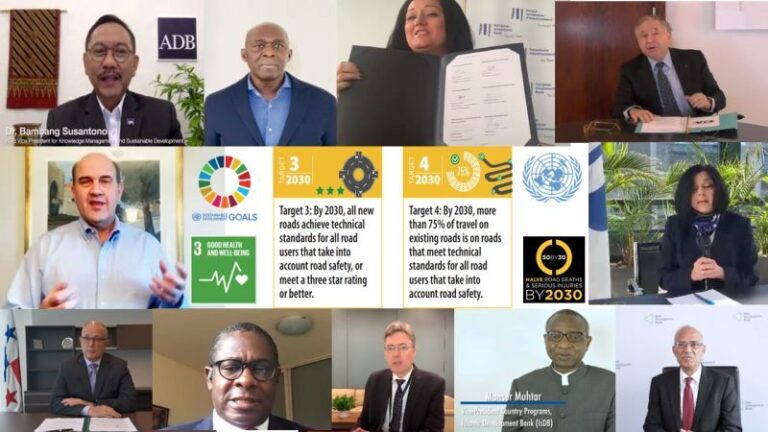 10 Multilaterial Development Banks unite to increase commitment to road safety
