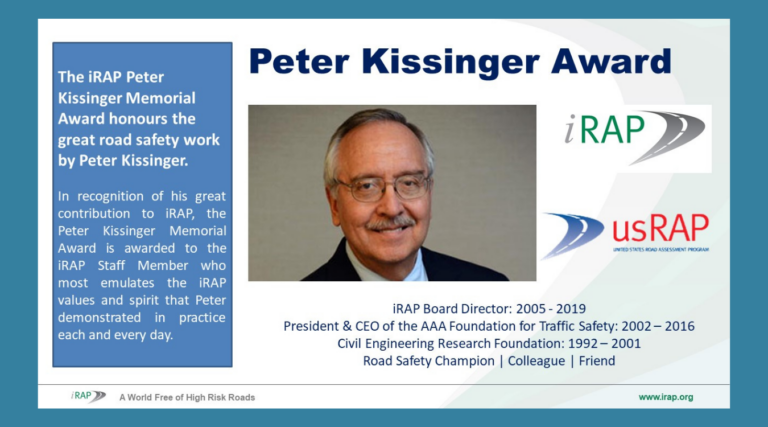 iRAP Celebrates Excellence: 2025 Peter Kissinger Awards announced