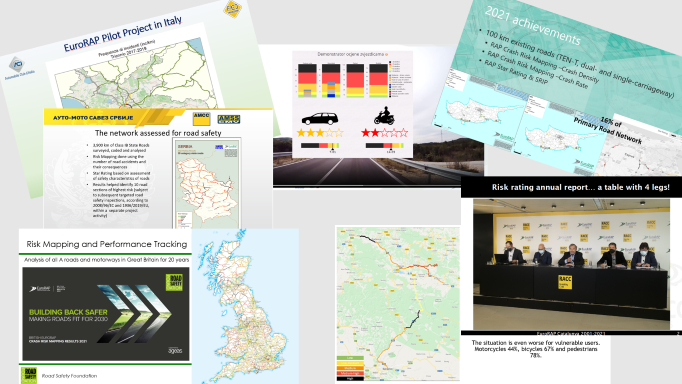Showcase of incredible road safety work around Europe during EuroRAP Lunchtime seminar #4