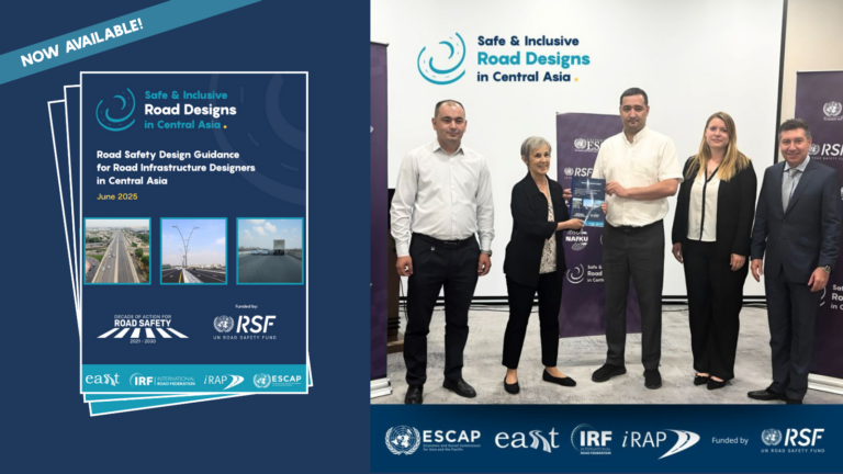 New guidance on safe and inclusive road design published for road engineers and infrastructure designers in Central Asia