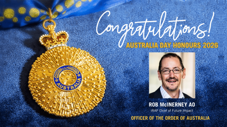Australia Day Honours Recognise Global Road Safety Leader Rob McInerney AO