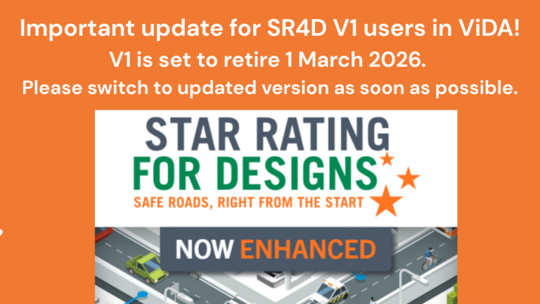 Important update for Star Rating for Designs users in ViDA – SR4D V1 Retires in 1 week