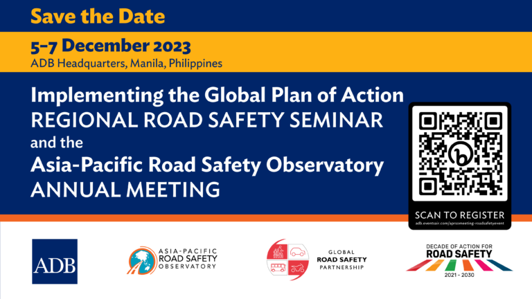 You’re invited: Asia Pacific Road Safety Seminar