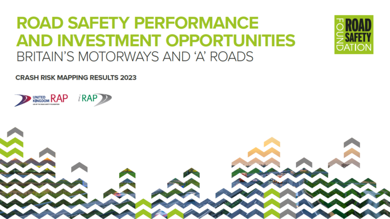 Road Safety Performance and Investment Opportunities – Britain’s Motorways and ‘A’ Roads Crash Risk Mapping Results 2023