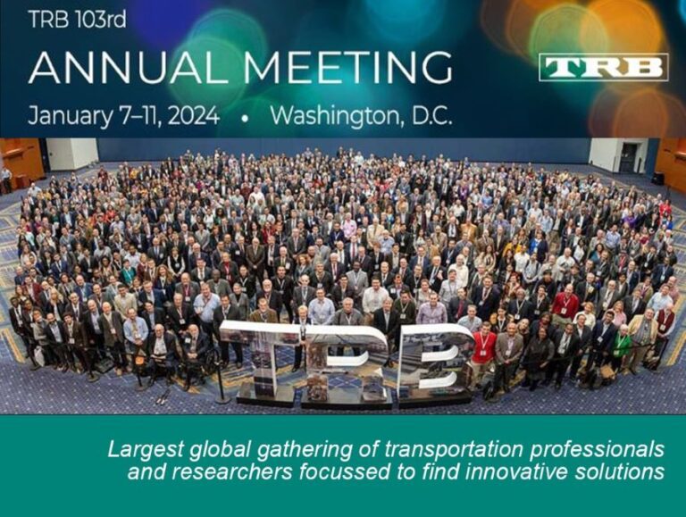 Join us at TRB Washington