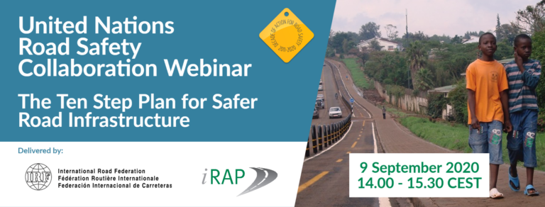 Invitation to UNRSC Webinar: The Ten-Step Plan for Safer Road Infrastructure