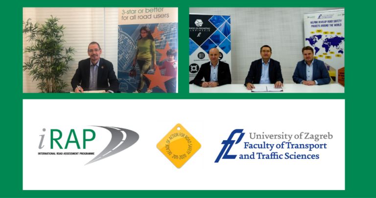 University of Zagreb FPZ signs as iRAP Centre of Excellence in Global Road Infrastructure Safety