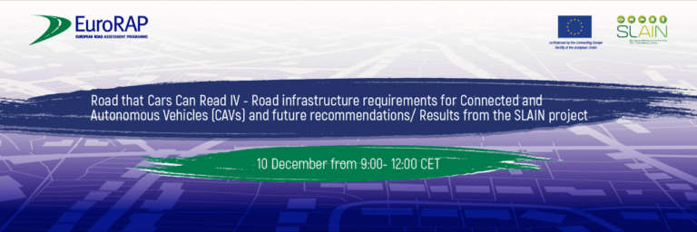 EuroRAP Webinar on Roads that Cars Can Read – Results from the SLAIN project