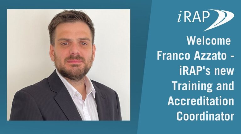 Welcome to the team Franco Azzato – iRAP’s new Training and Accreditation Coordinator