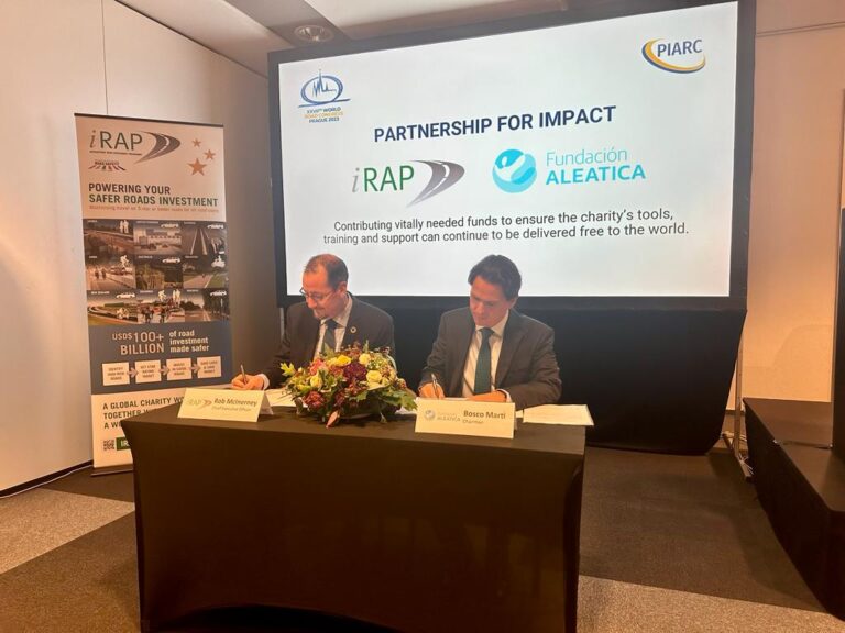 Aleatica Foundation announces donor support of iRAP  to improve safety of high-risk roads